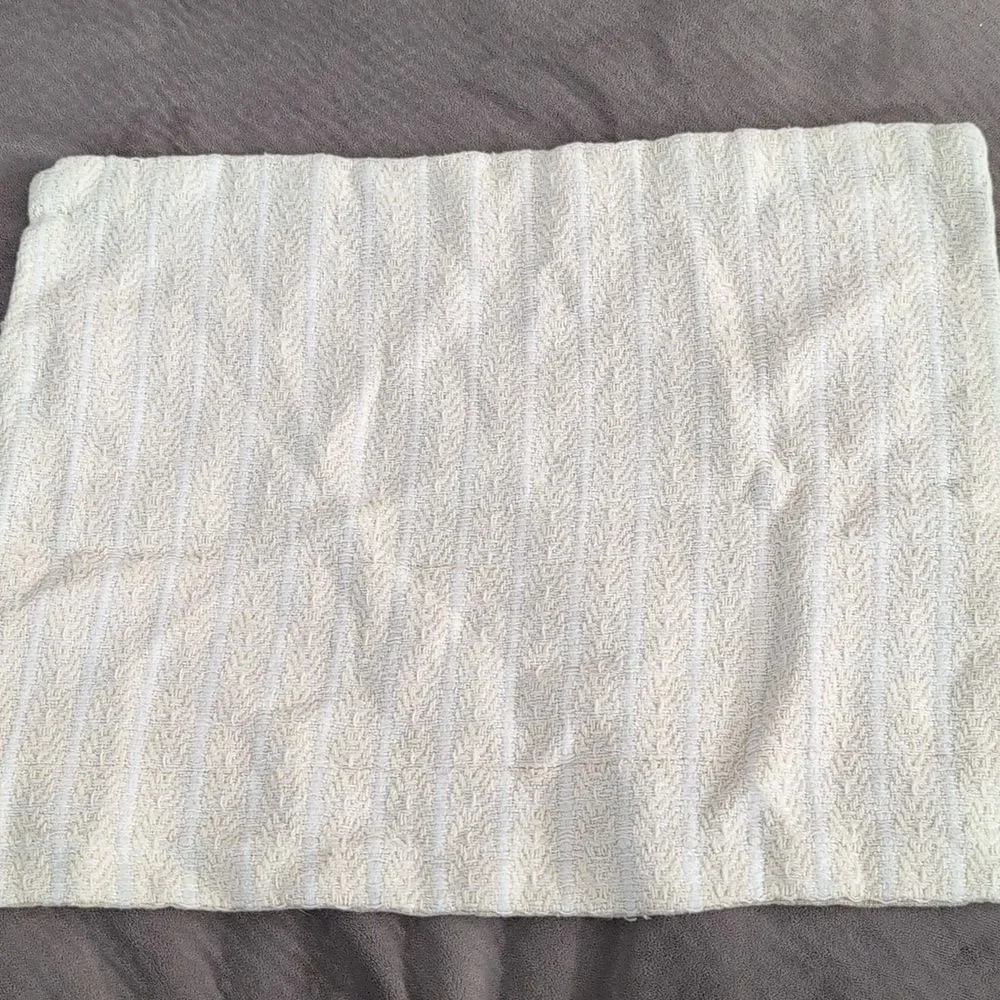 Vintage linen butterfly floral embroidered square‎ pillow cover